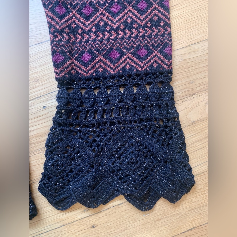 Peruvian Connection Multicolor Patterned Cardigan - Picture 9 of 15